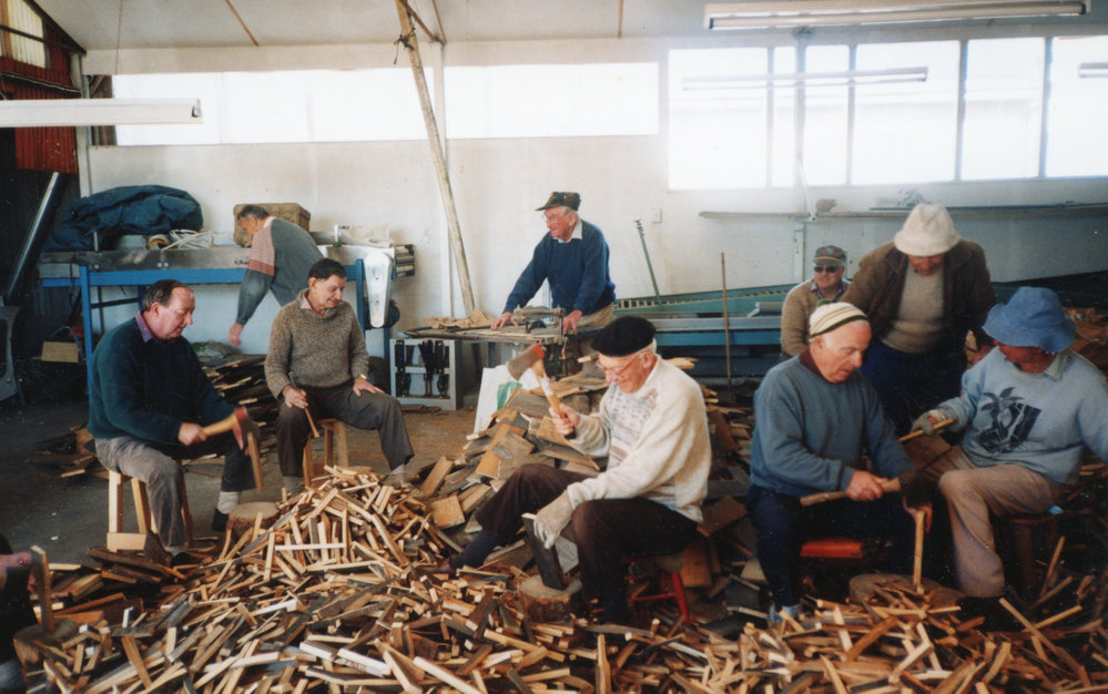 Chopping Kindling Wood