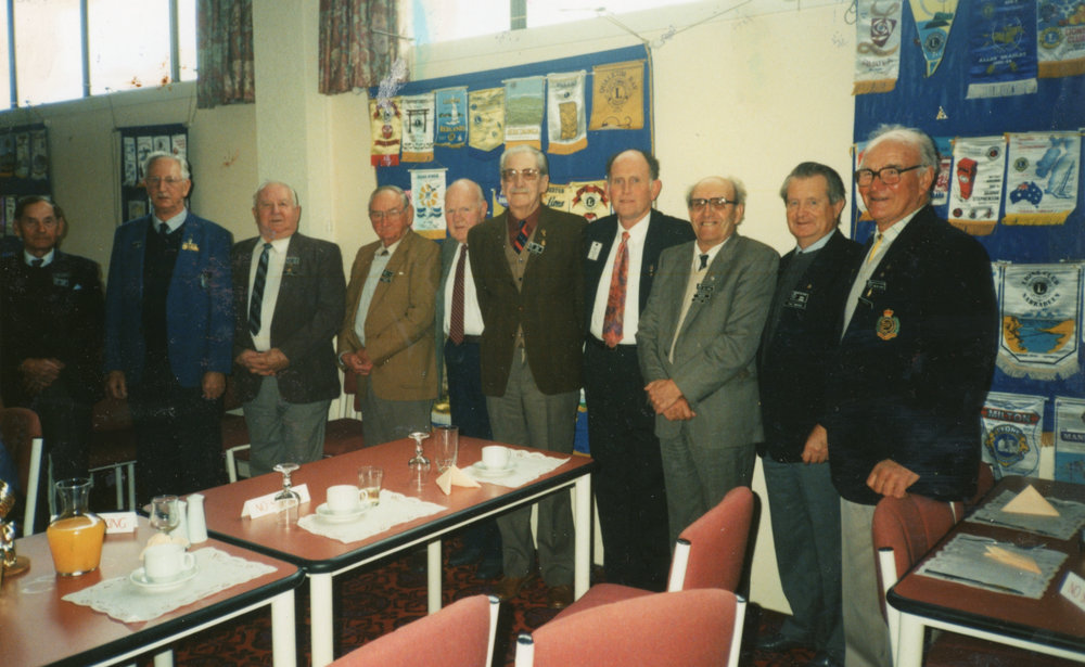  New Board Installed by Past District Governor Kevin Crawley 1995