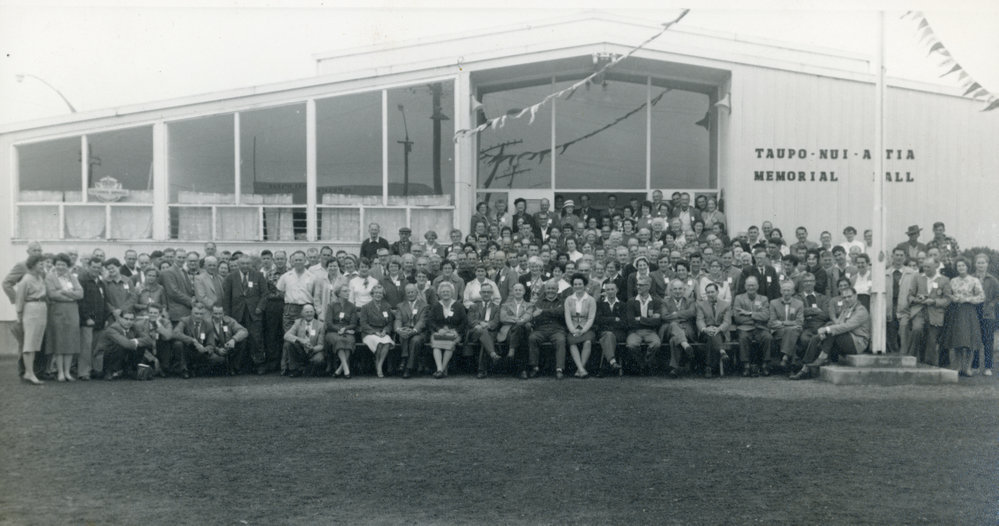 Group Portrait, Taupo Memorial Hall