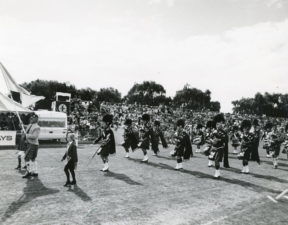 Pipe Band in Procession