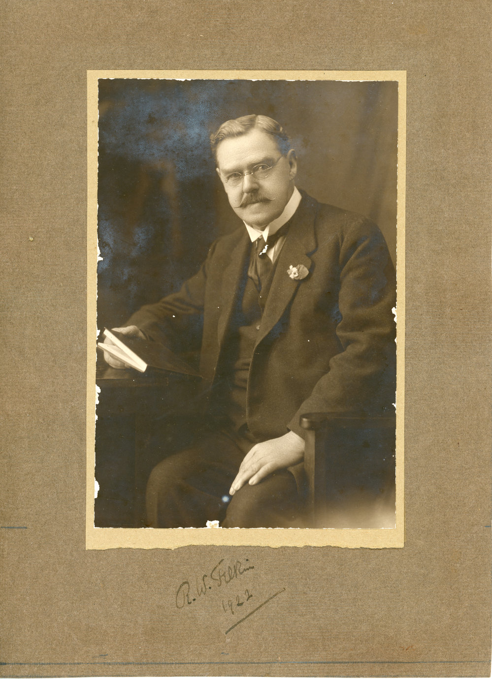 Portrait of Dr Robert William Felkin, signed R.W. Felkin 1922