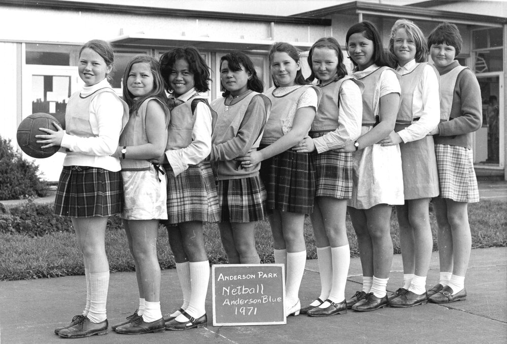 Anderson Park School Netball Team 1971