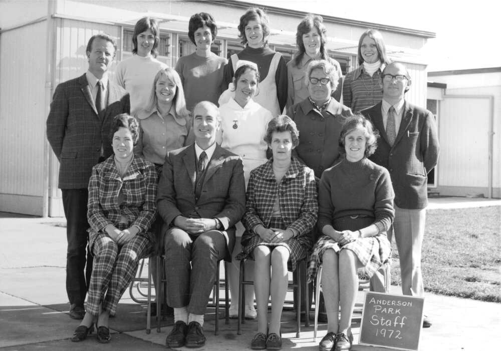 Anderson Park School Staff 1972