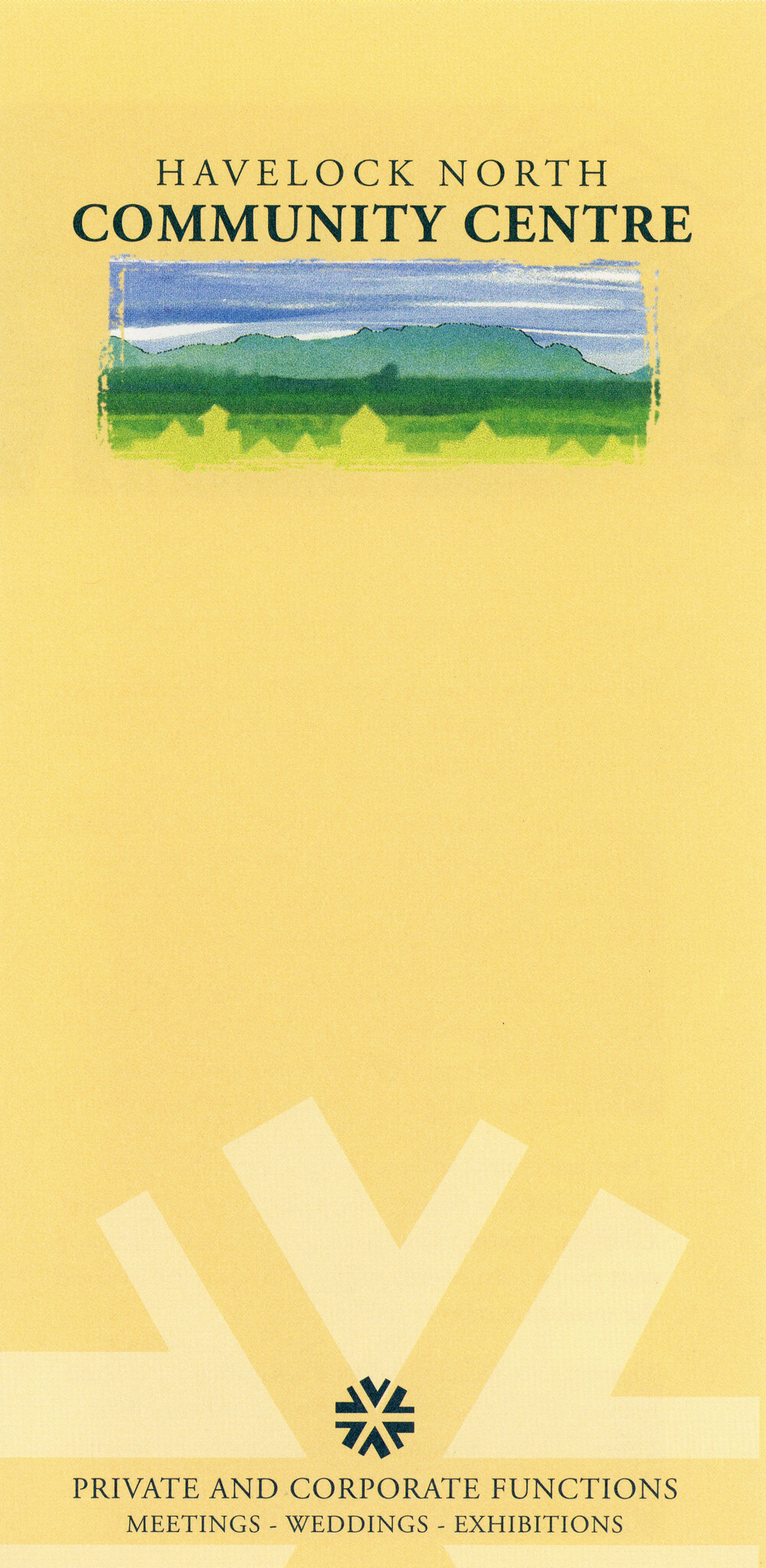 Havelock North Community Centre Brochure