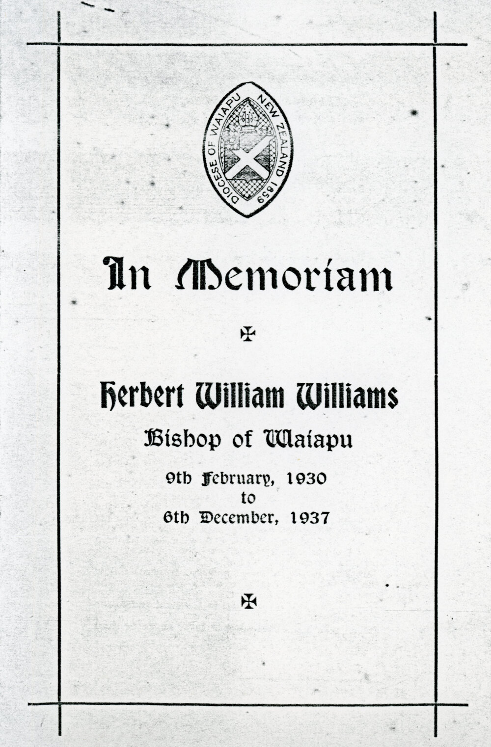 Herbert William Williams Funeral Service