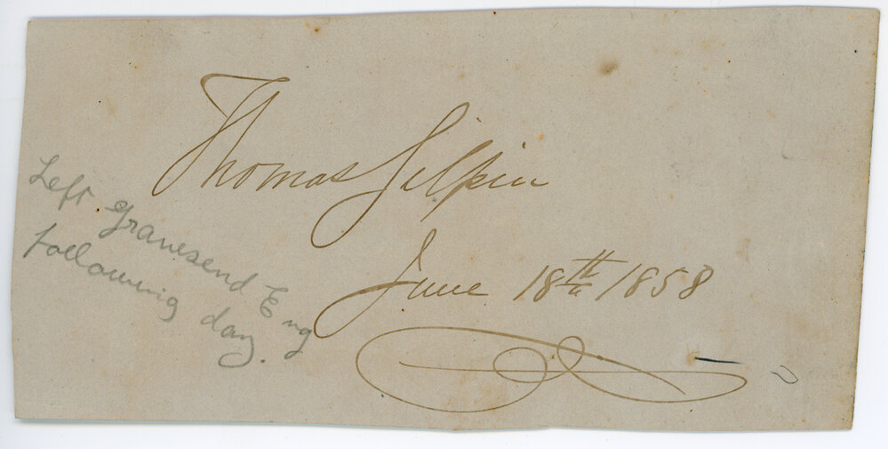 Thomas Gilpin Signature