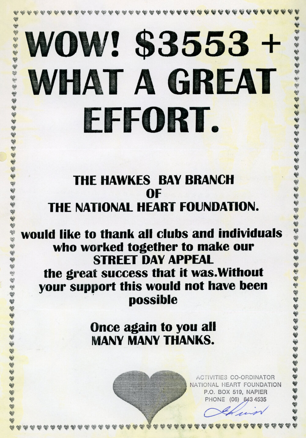 Great Effort Poster