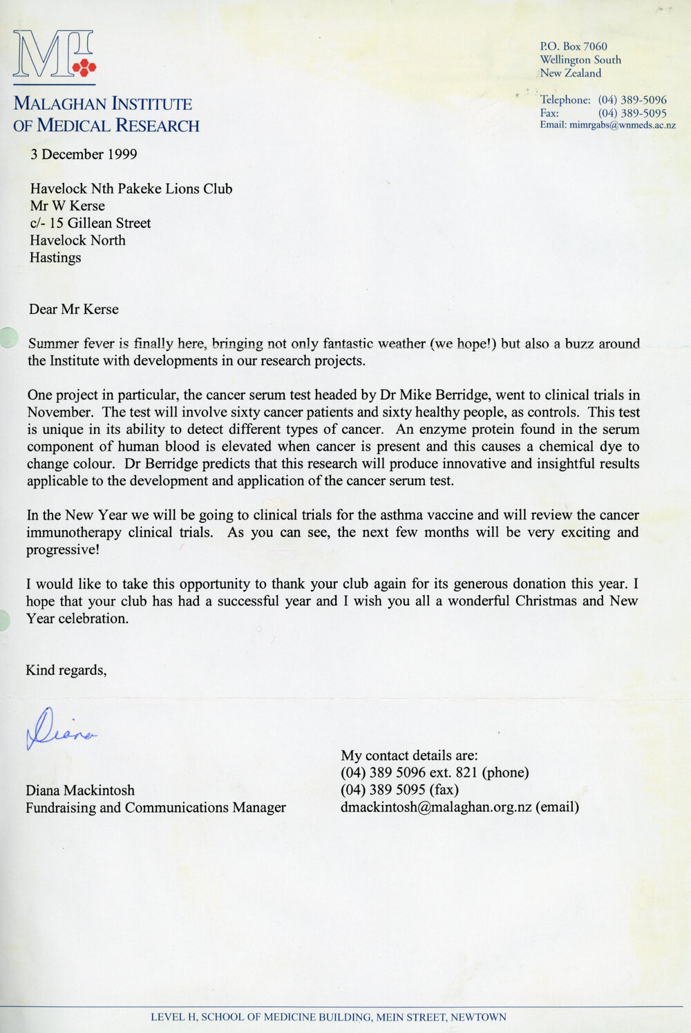 Malaghan Institute of Medical Research