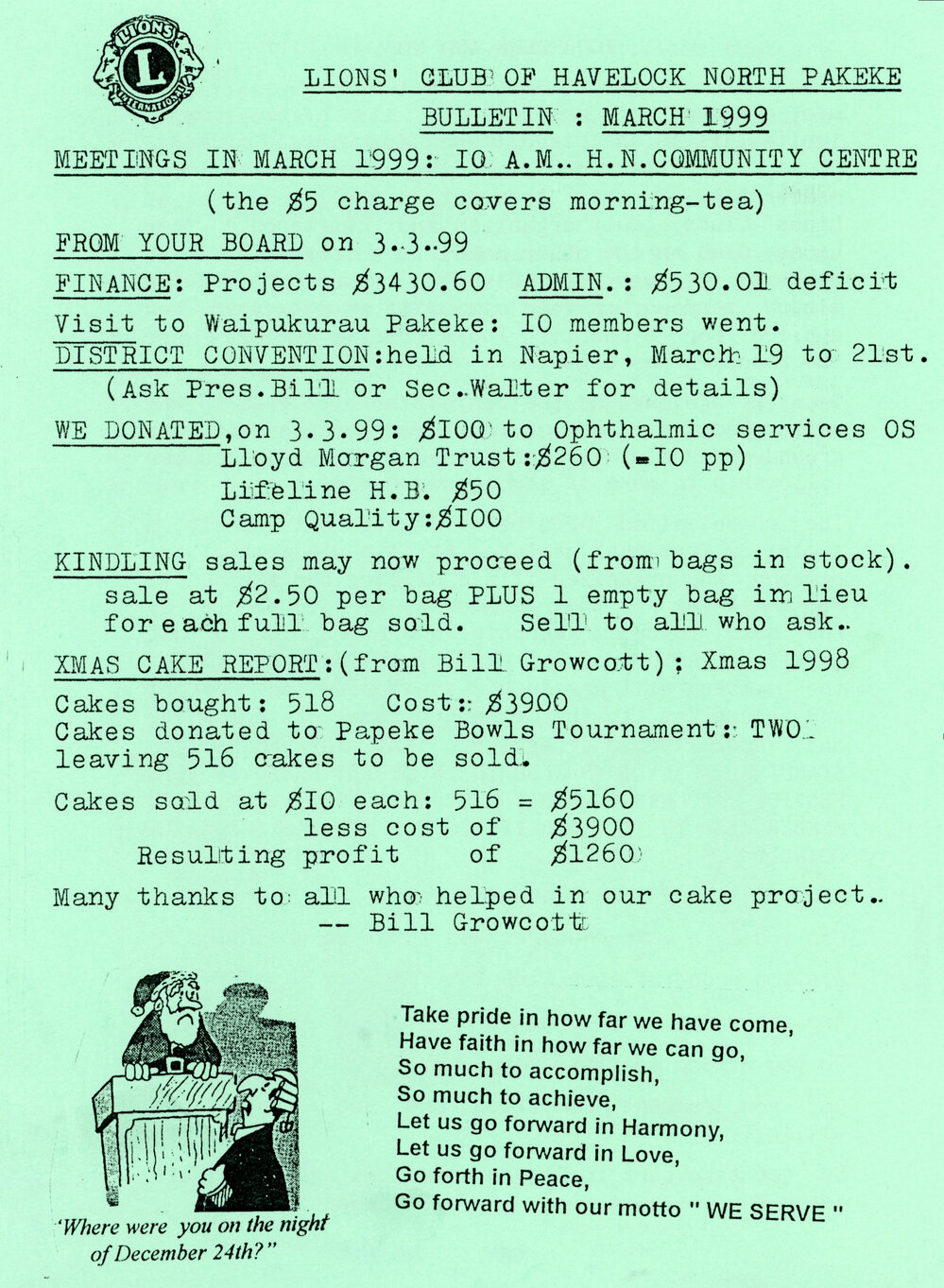 Bulletin March 1999