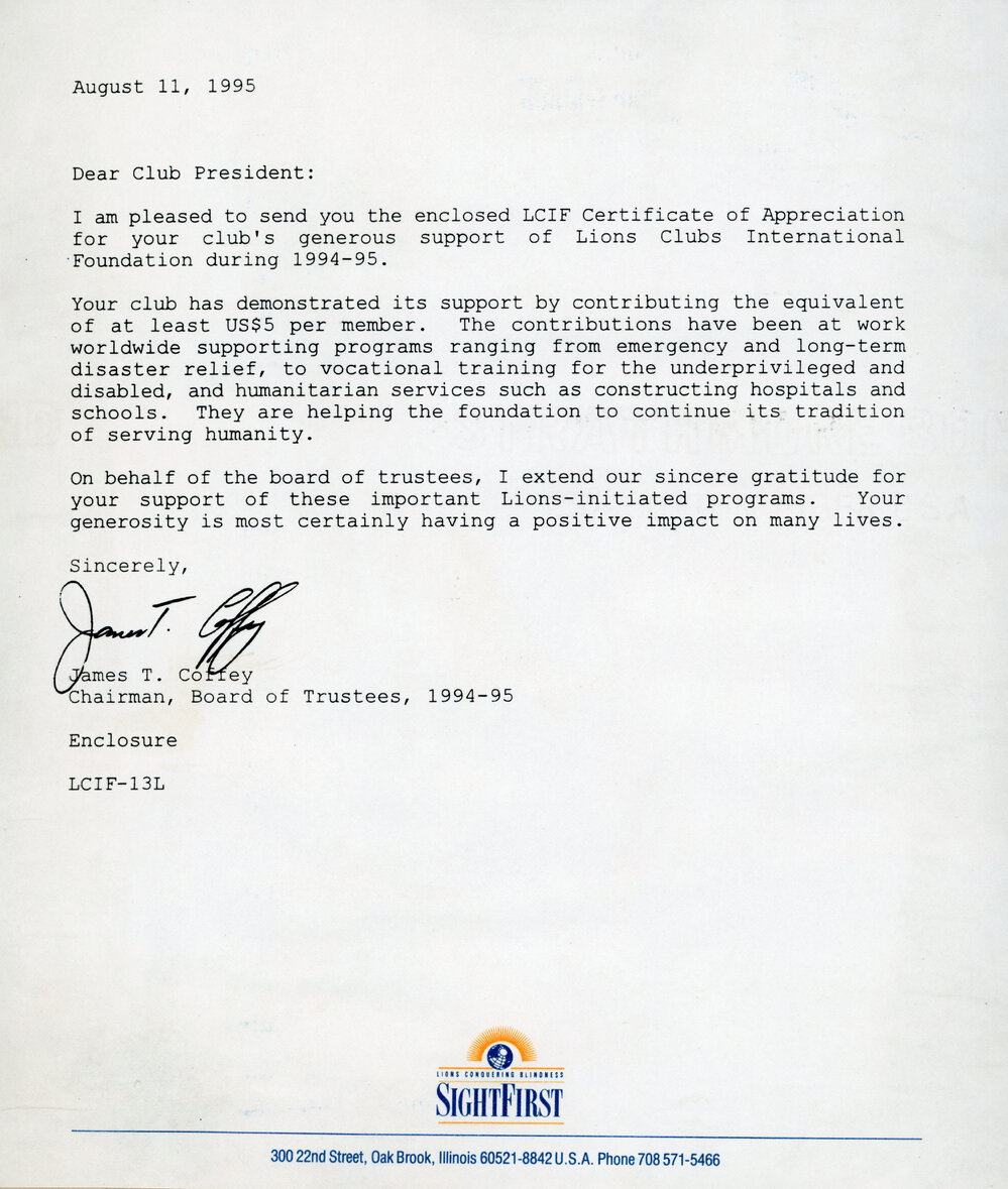 Sight First Correspondence