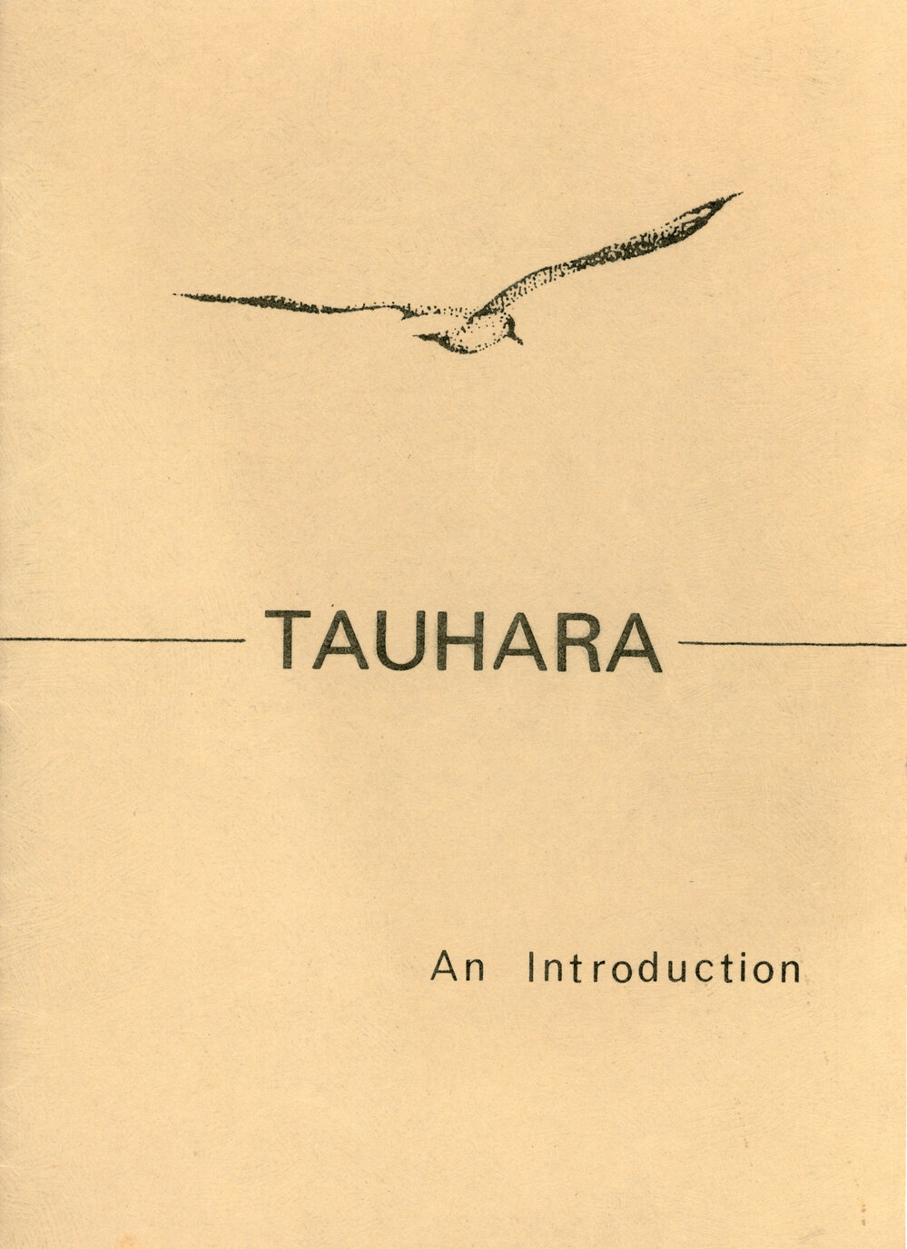 Tauhara: An Introduction by J.H. von Dadelszen