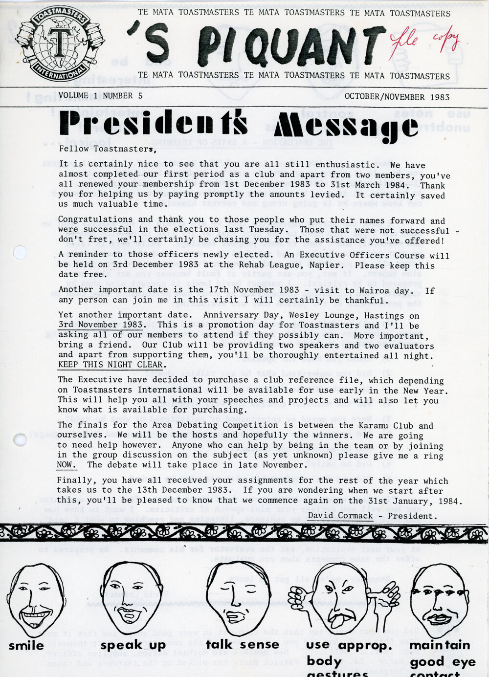 S'Piquant October/November 1983
