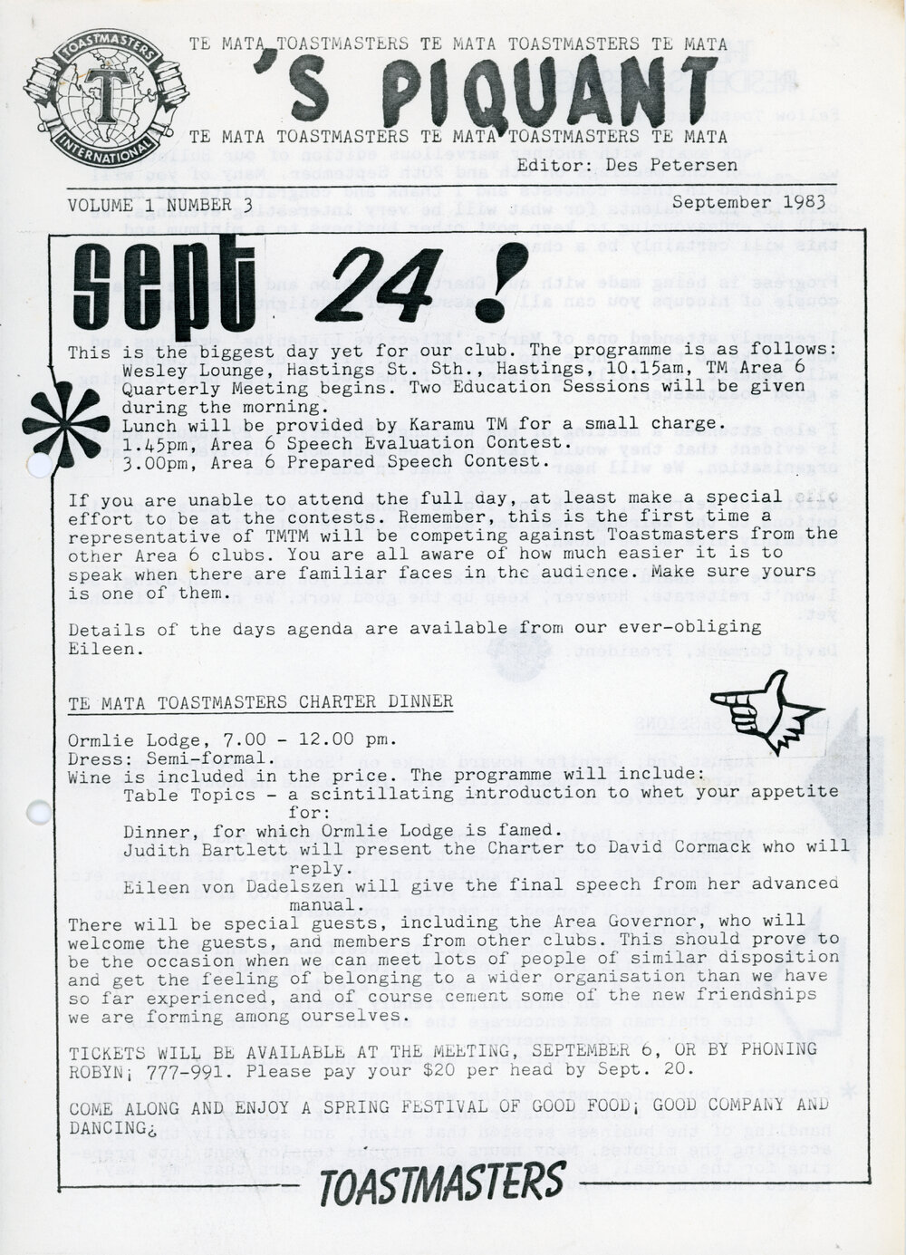 S'Piquant September 1983