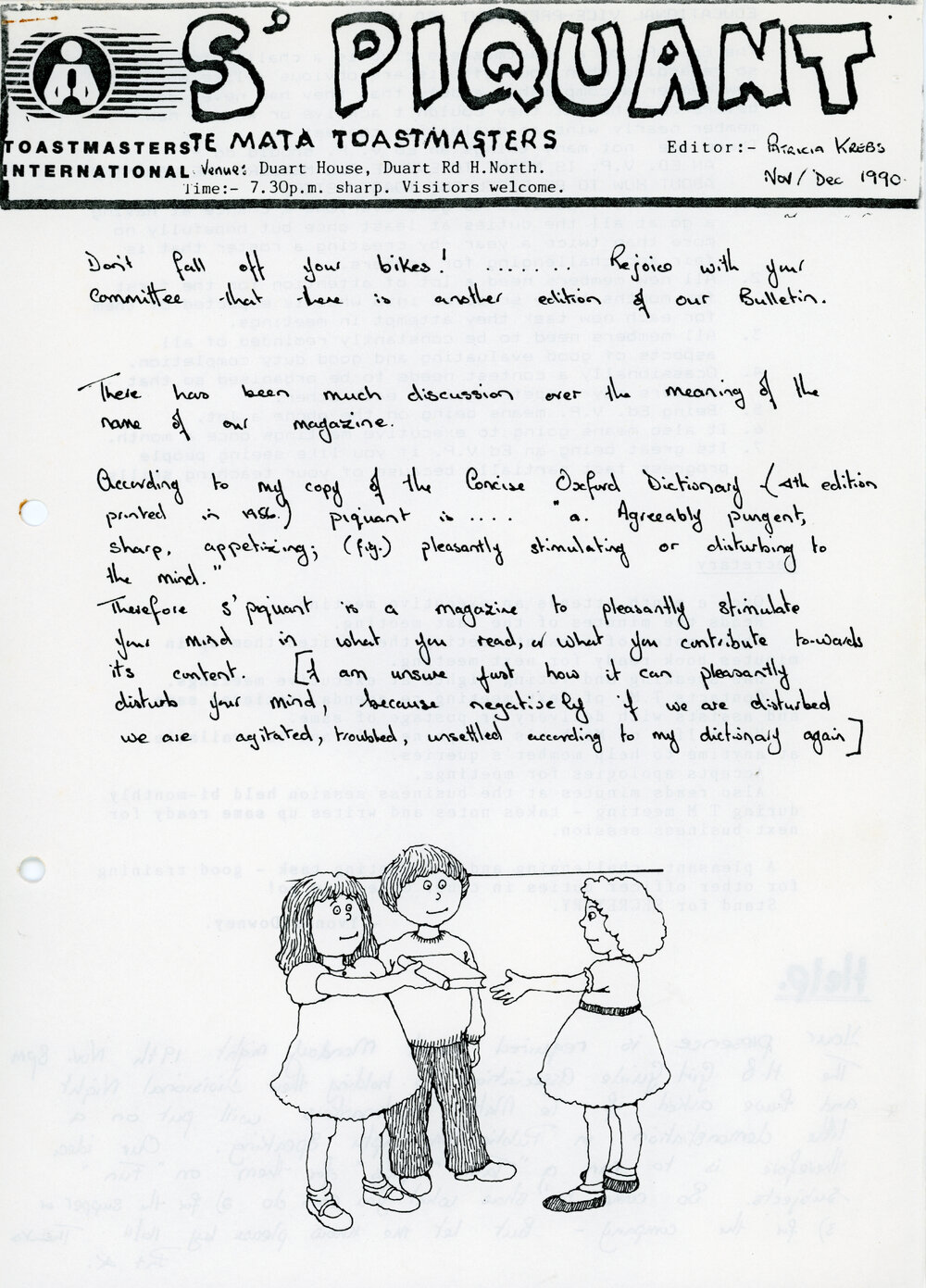 S'Piquant November/December 1990