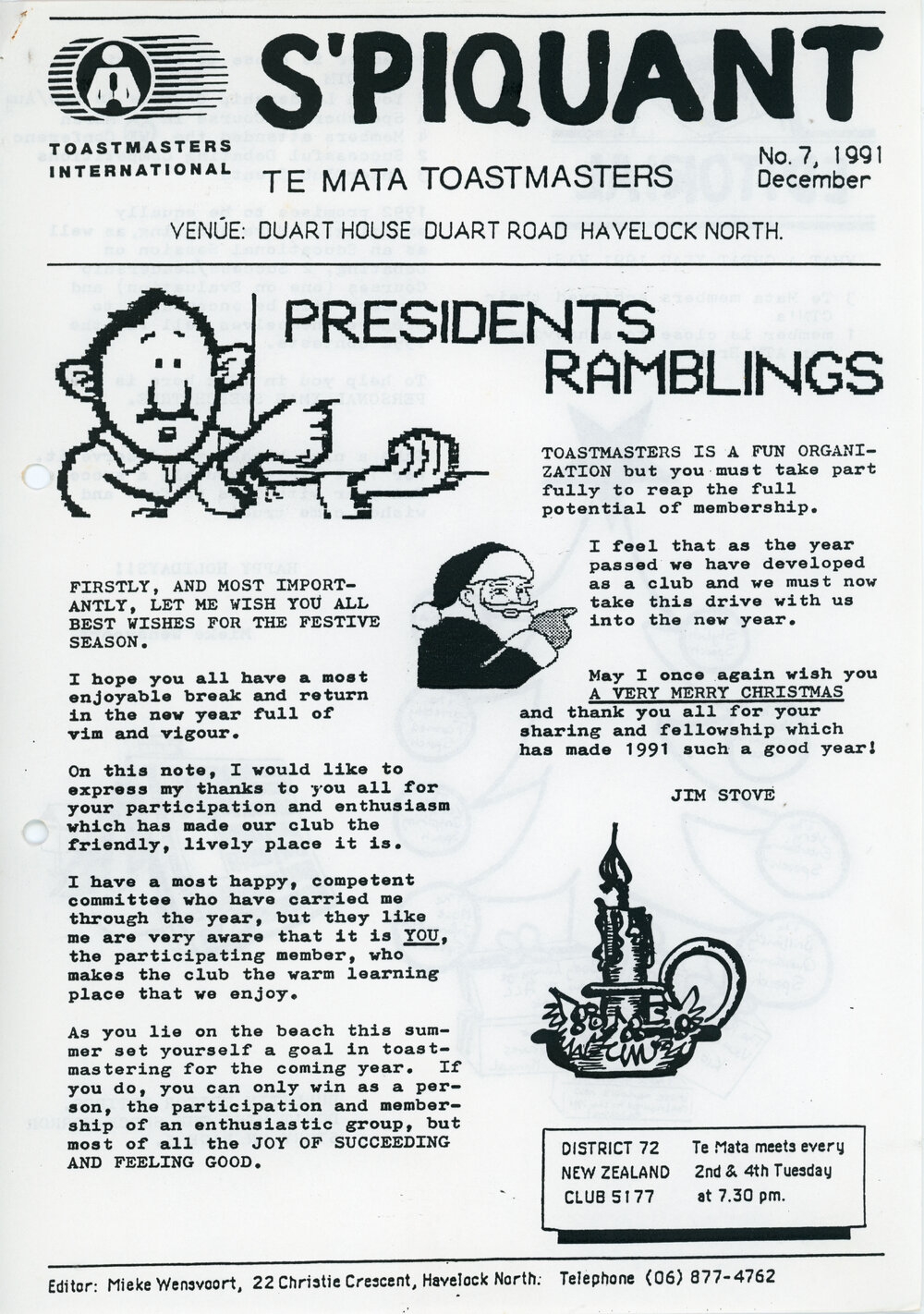 S'Piquant December 1991