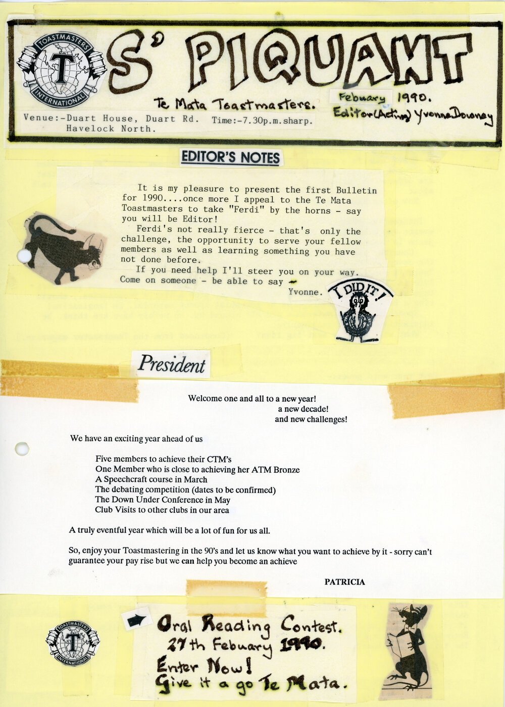 S'Piquant February 1990