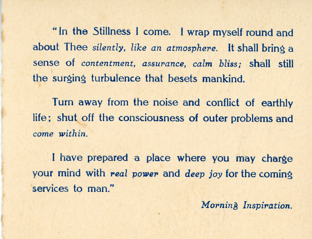 Morning Inspiration Card