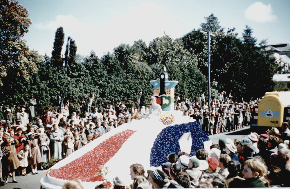 Agnew Refrigeration Float - Hastings Blossom Festival Parade 1956
