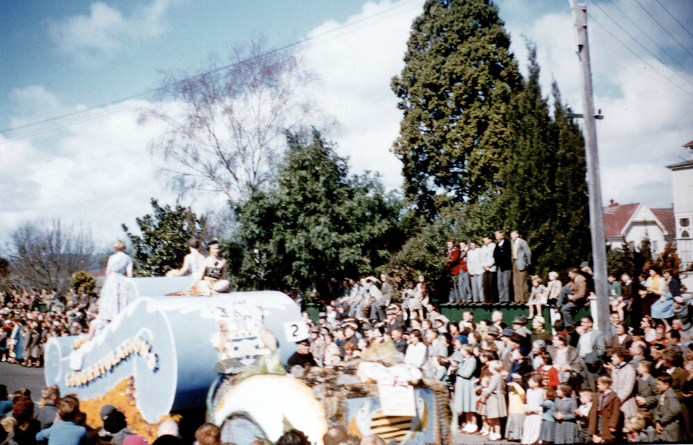 Napier City Council Float - Hastings Blossom Festival Parade 1956