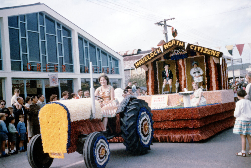 Havelock North Citizens Float - Hastings Blossom Festival Parade 1961