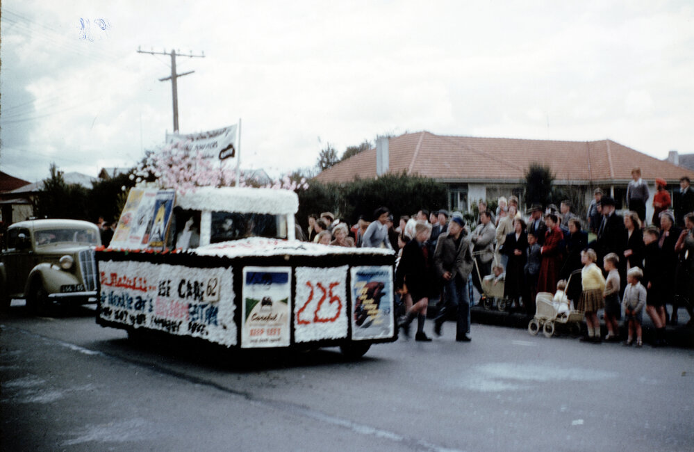 Unidentified Float - Hastings Blossom Festival Parade 1954
