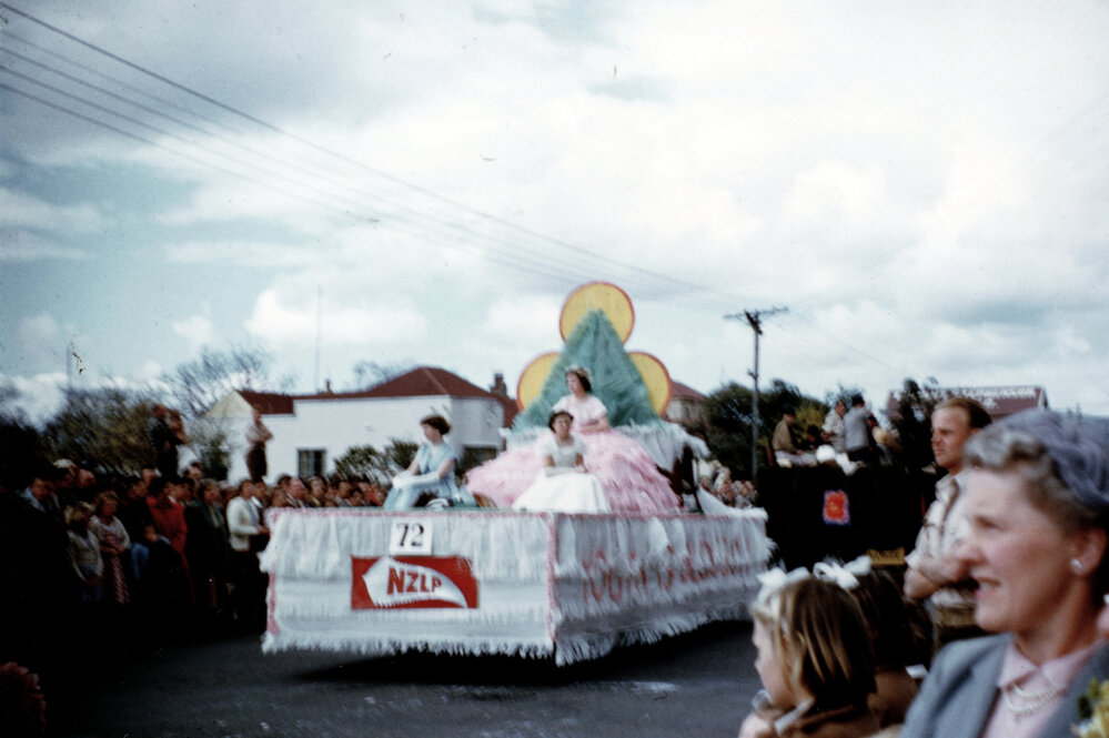 Junior Labour Party Float - Hastings Blossom Festival Parade 1954