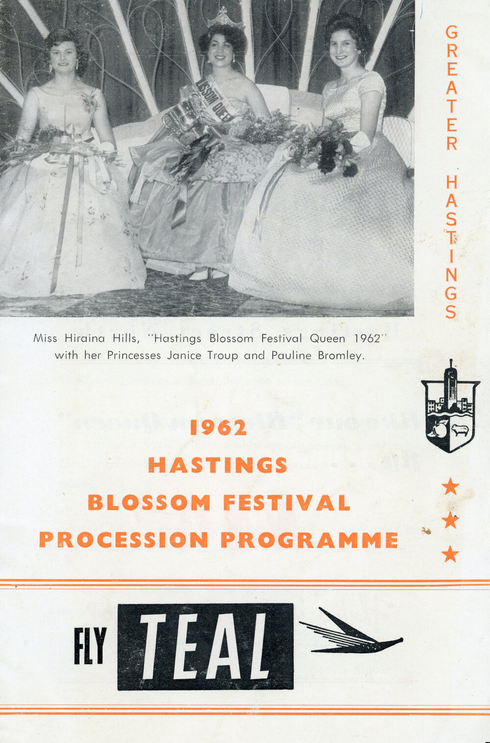 Hastings Blossom Procession Programme 1962