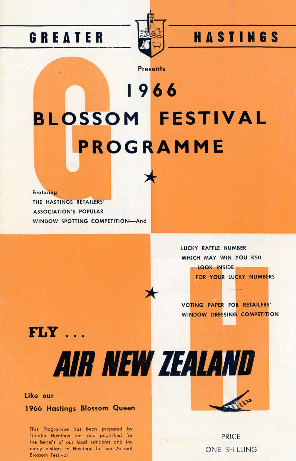 Hastings Blossom Festival Programme 1966