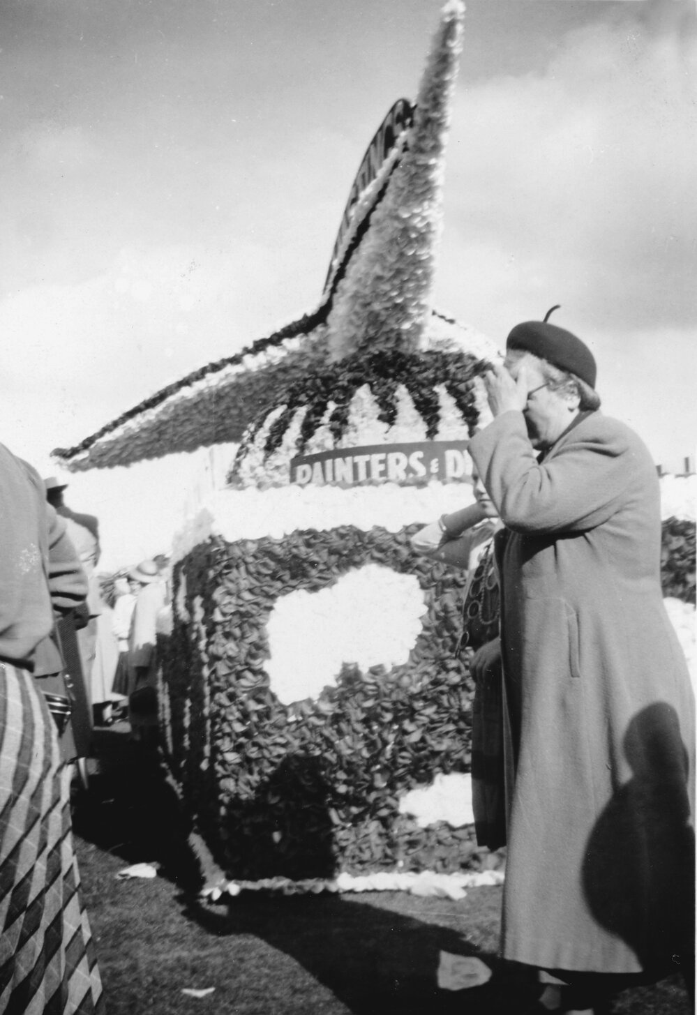 Baldwin and Swanwick Float - Hastings Blossom Festival Parade 1956