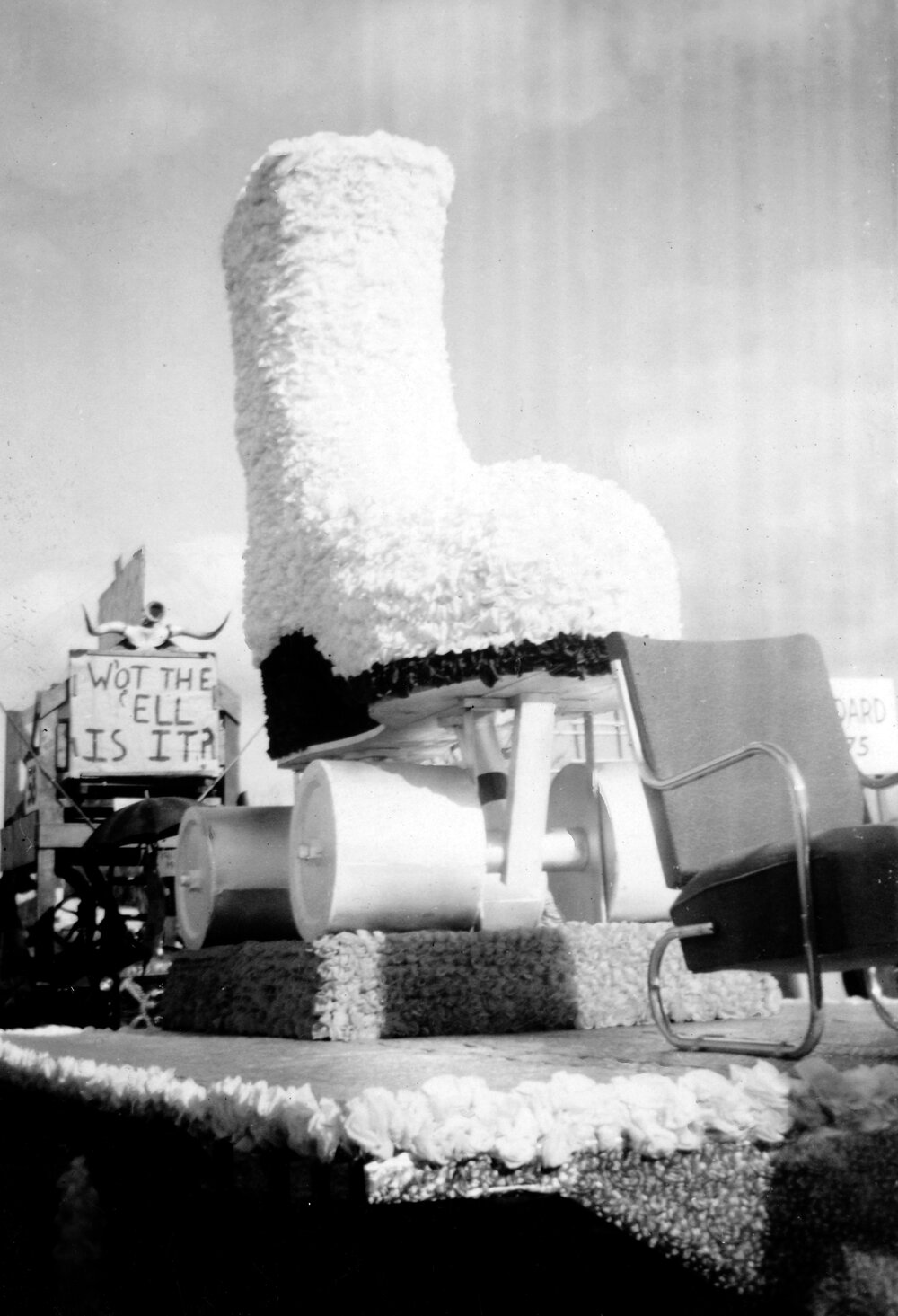 Skating Club Float - Hastings Blossom Festival Parade 1956