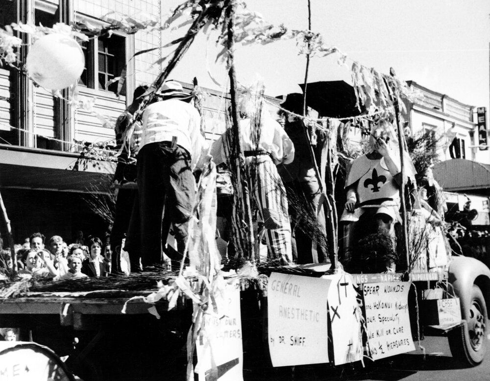 General Anesthetic Float - Hastings Blossom Festival 1959