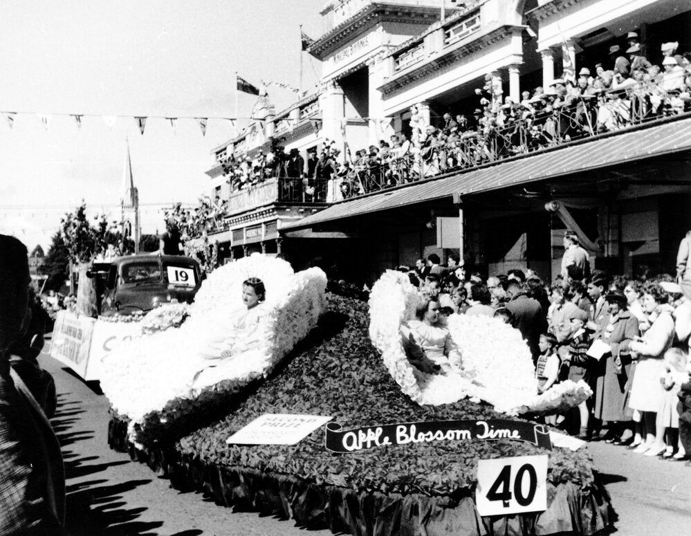 Apple Blossom Float - Hastings Blossom Festival 1959