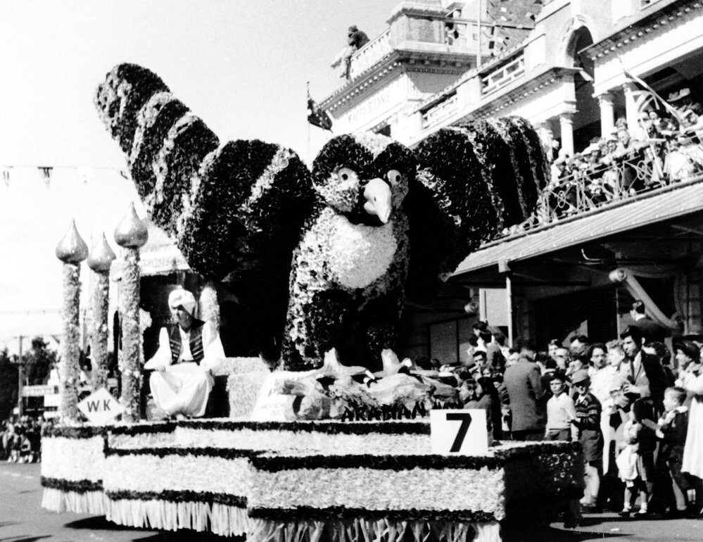 Arabian Nights Float - Hastings Blossom Festival 1959