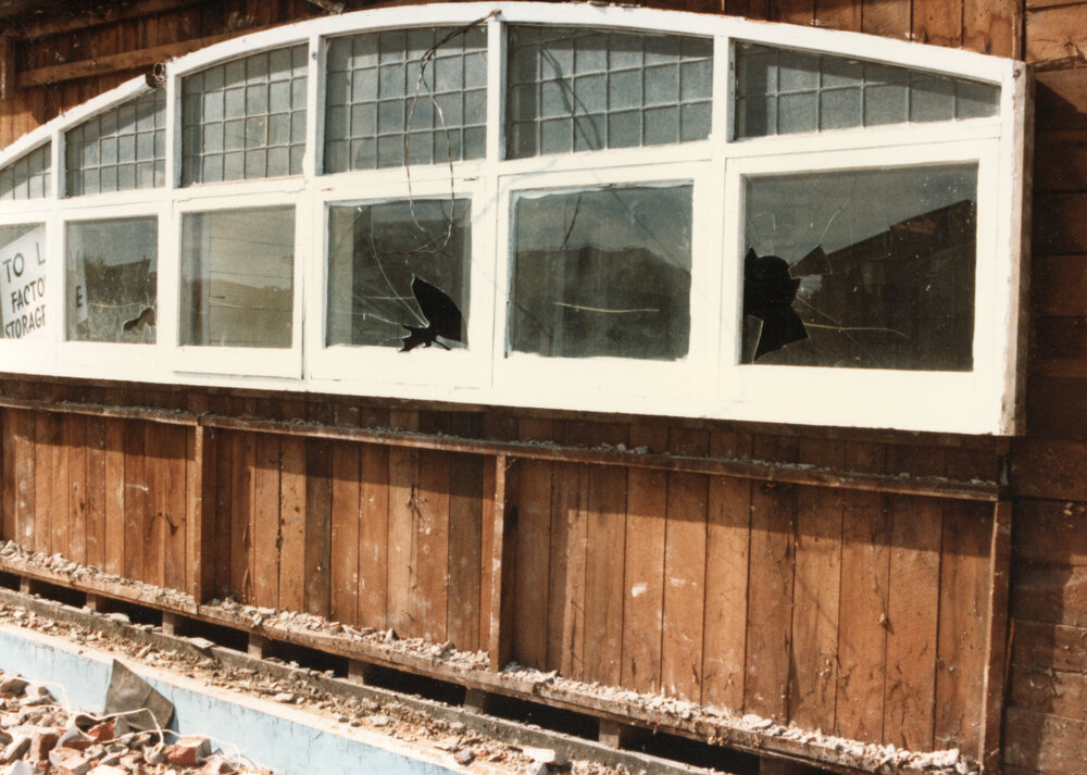 Arched Factory Window