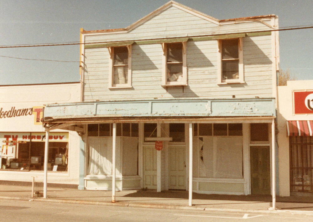Derelict Wooden Shops