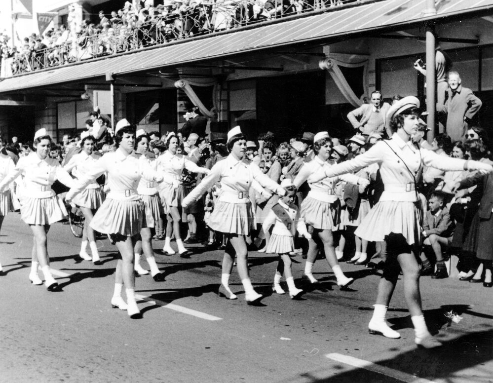Marching Team - Hastings Blossom Festival 1959