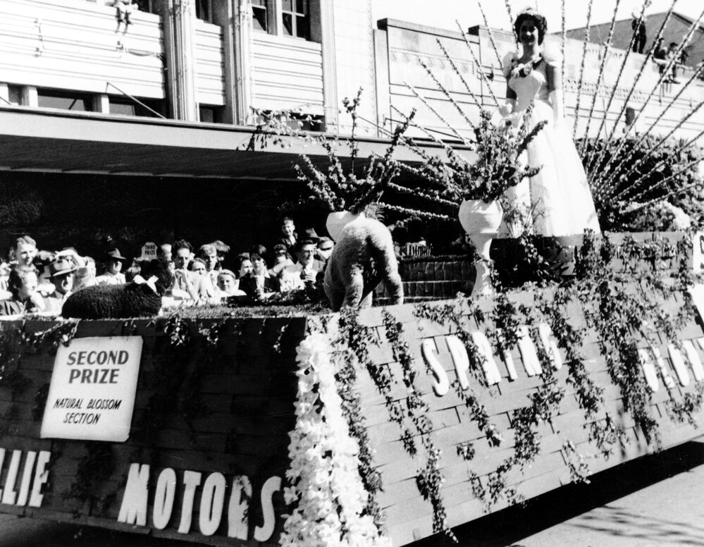 Baillie Motors Float - Hastings Blossom Festival 1959