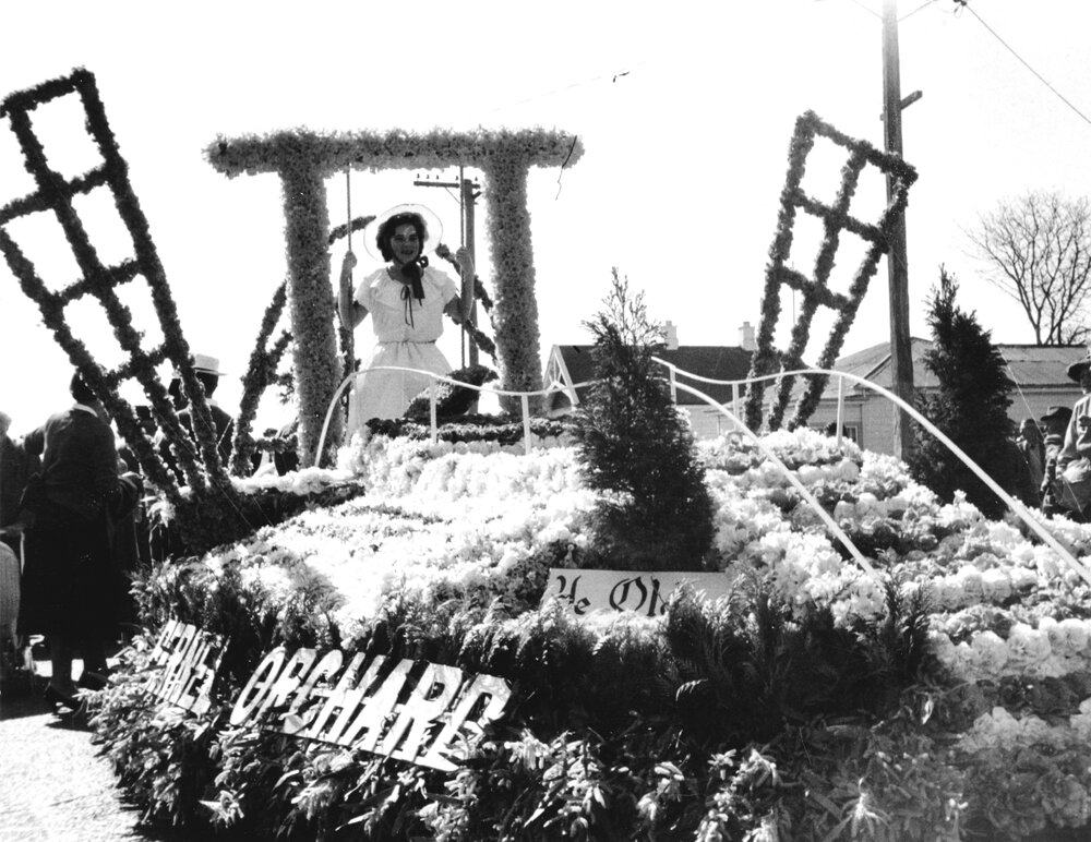 Pernel Orchard Float - Hastings Blossom Festival 1959