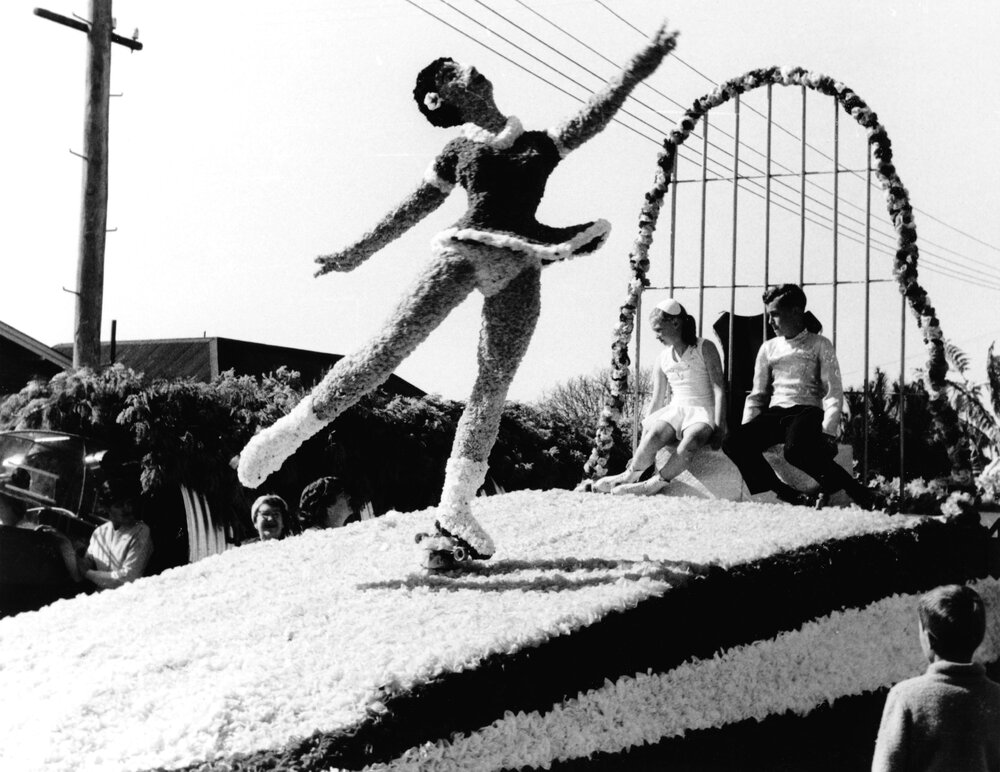 Hastings Skating Club Float - Hastings Blossom Festival 1959