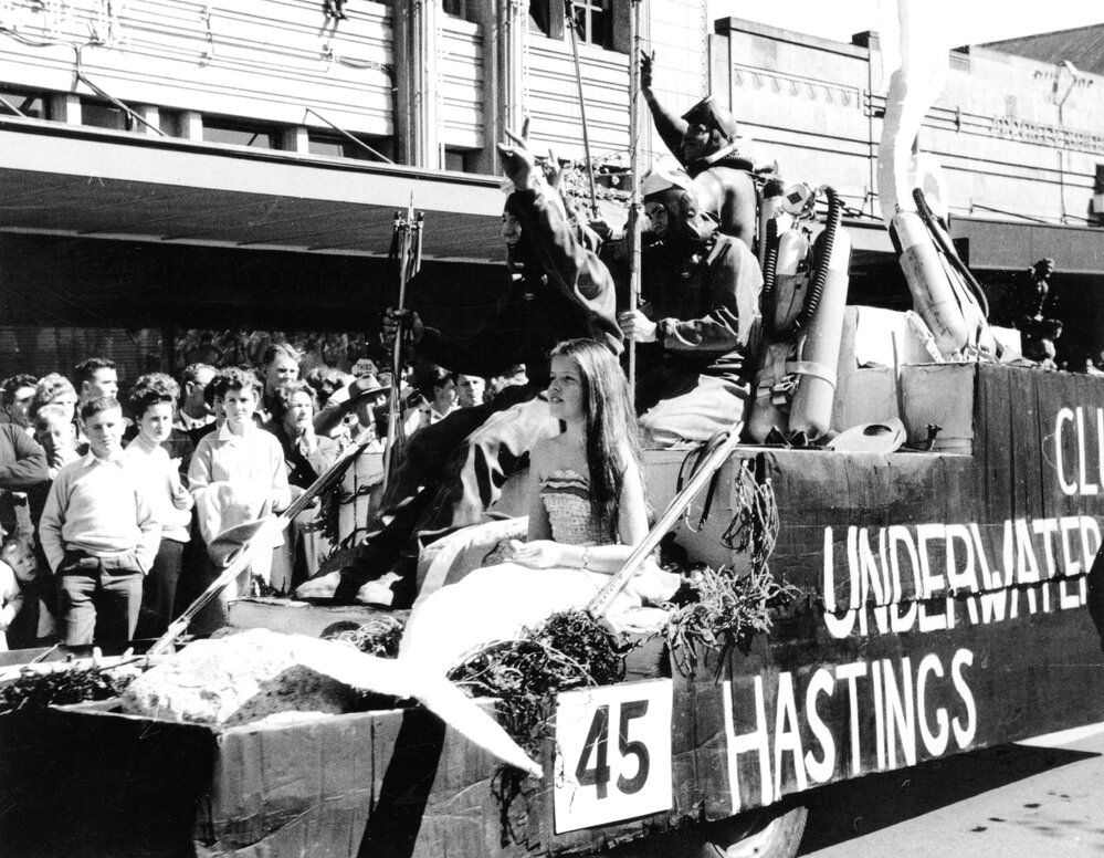 Hastings Underwater Club Float 1959