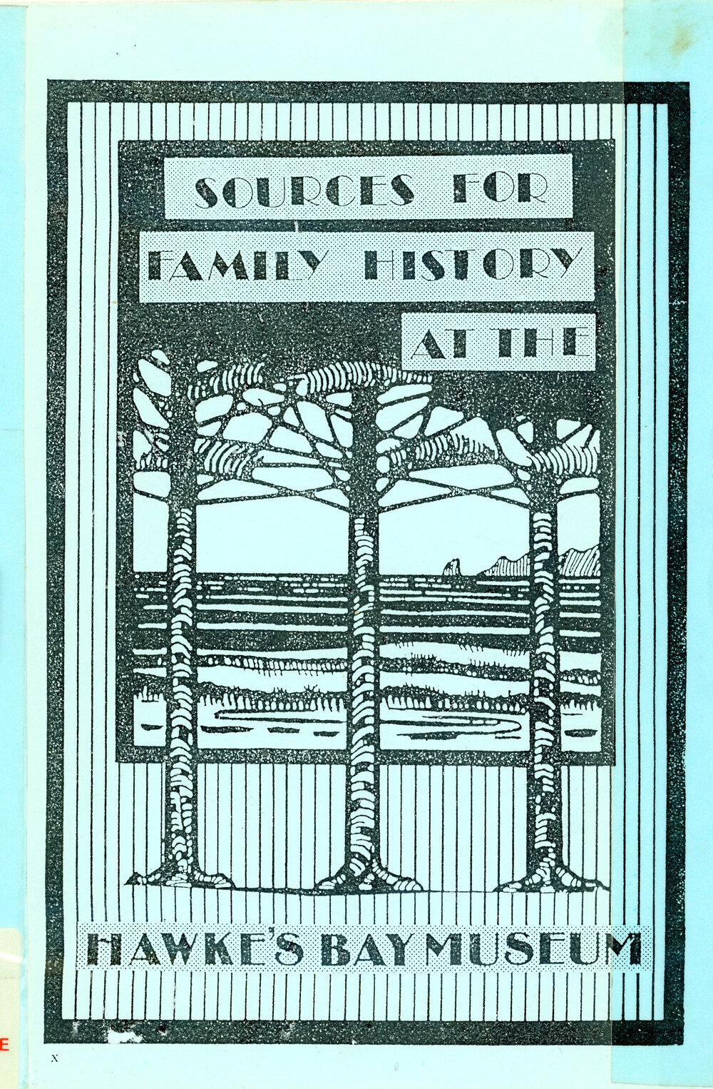 Sources for Family History at the Hawke's Bay Museum