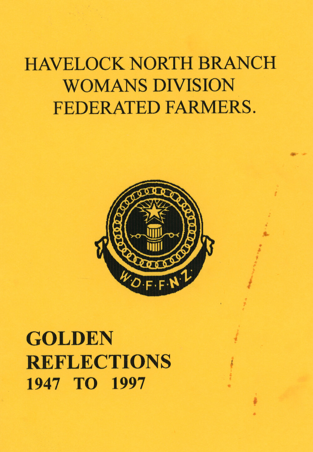 WDFFNZ - Golden Reflections Booklet