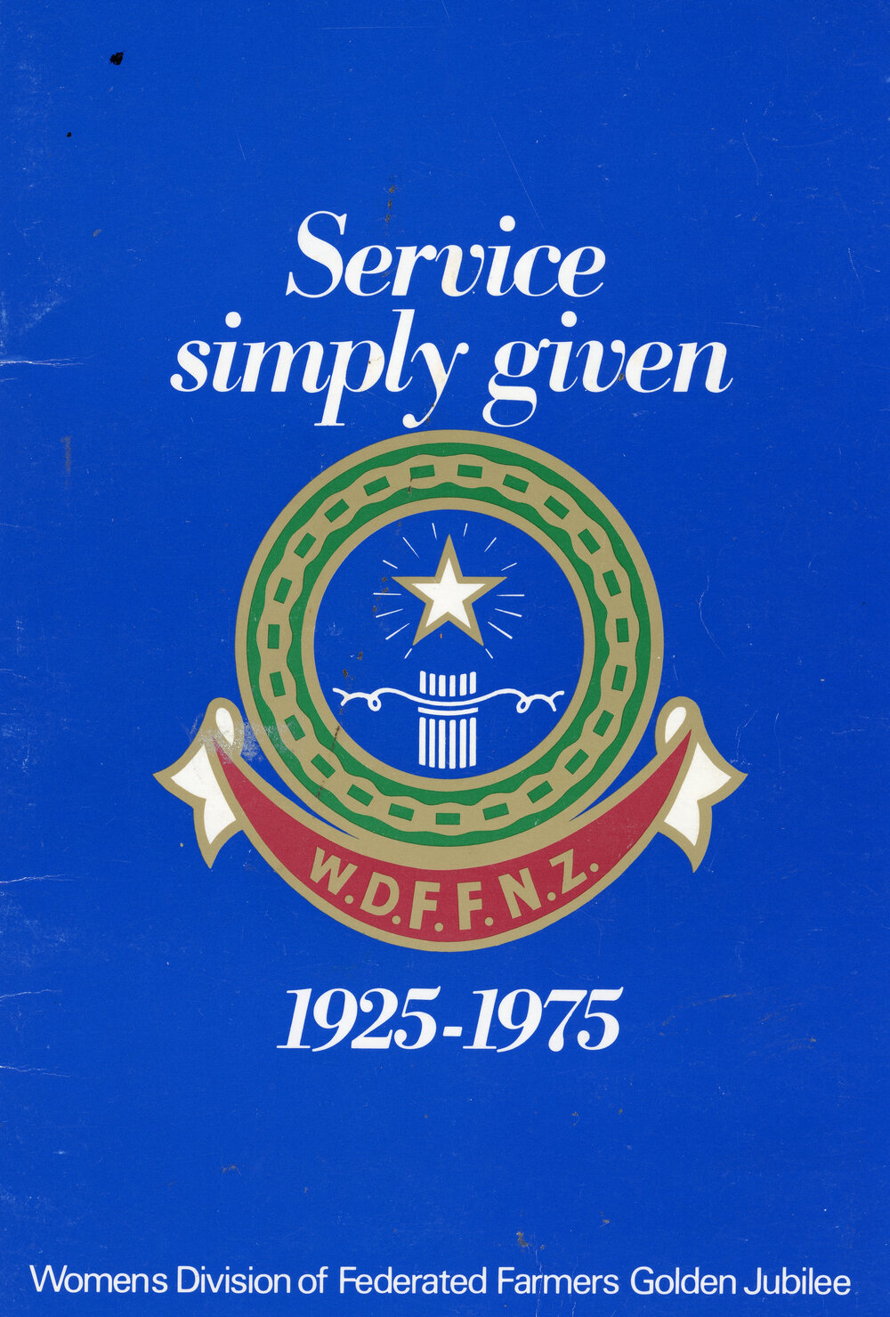 Service Simply Given WDFFNZ 1925-1975