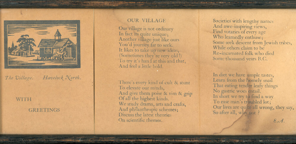 Our Village - Poem by Eleanor Adkins