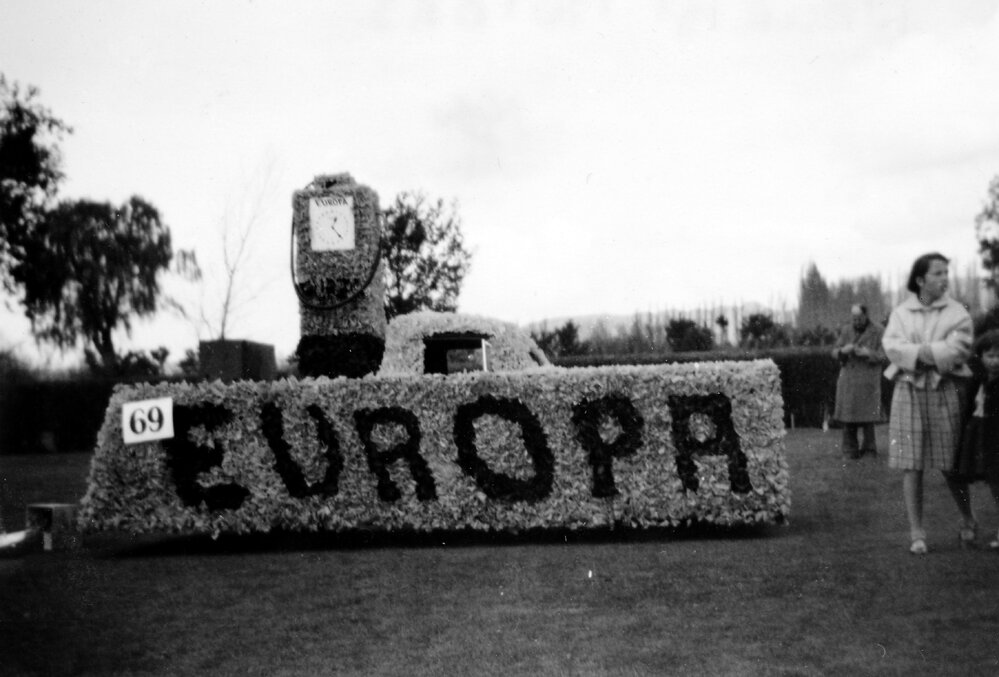 Tourist Motors Float - Hastings Blossom Festival 1954