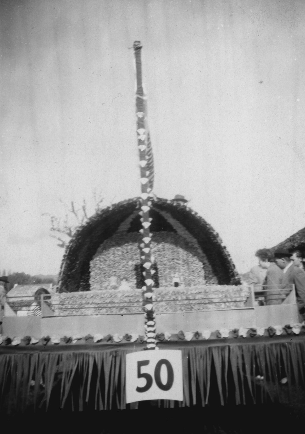Skating Club Float - Hastings Blossom Festival 1955