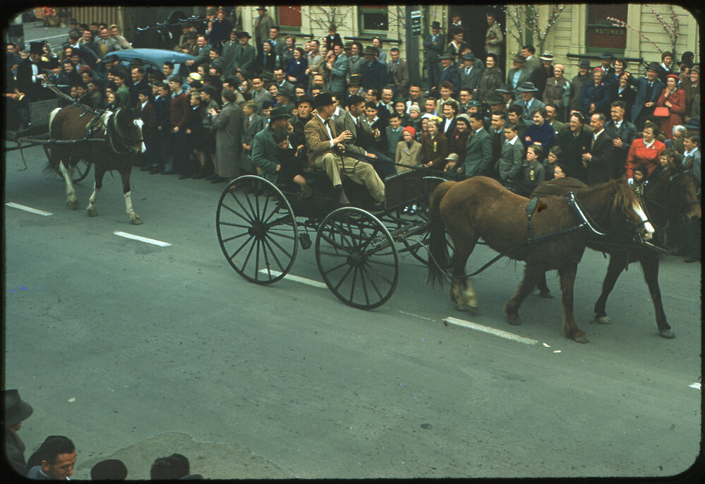 Horse Drawn Cart - Transport Through the Ages Parade 1956