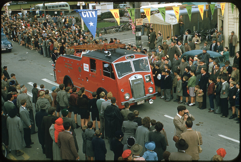 Fire Truck - Transport Through the Ages Parade 1956