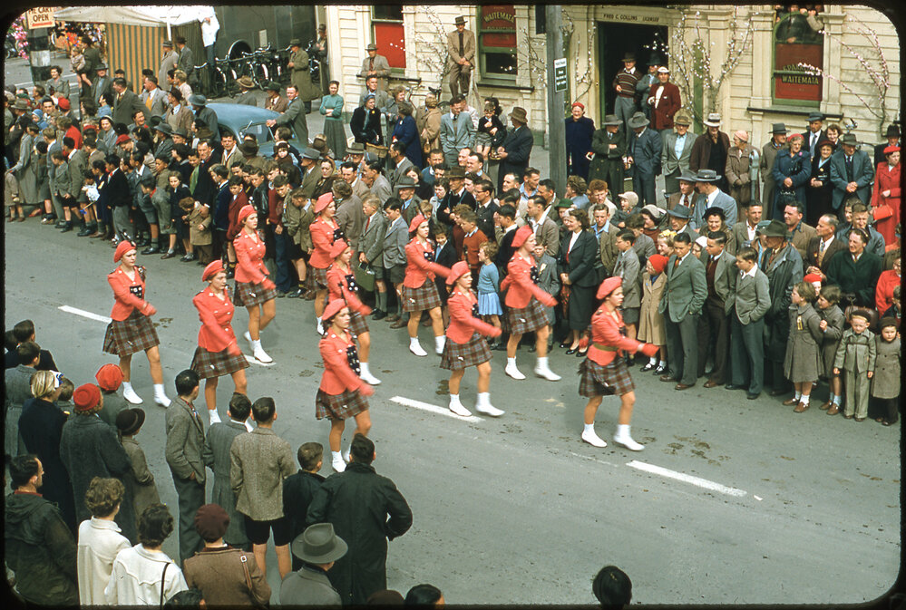 Marching Team - Transport Through the Ages Parade 1956