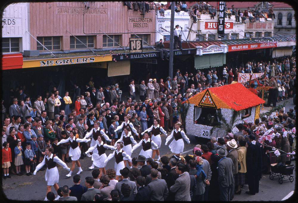 Youth Hostels Association Float - Hastings Blossom Festival Parade 1955